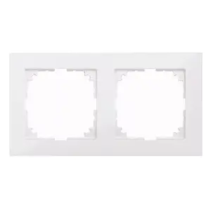 Wall plate / switch cover Merten MEG4020-3625 — white, single-gang, 1 pc