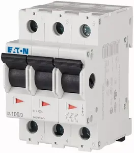 Трехполюсный концевой выключатель Eaton IS-100/3, серый