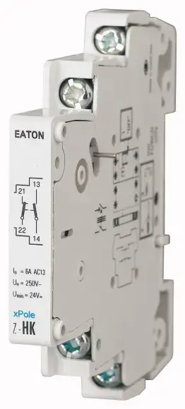 Eaton Z-HK Palīgkontakts 1S+1 8A 250VAC