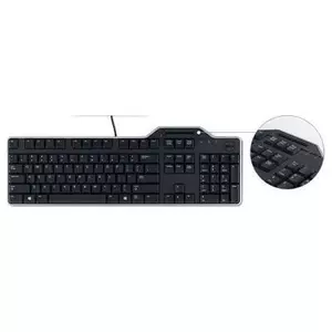 Dell KB813 Smartcard keyboard, Wired, Black, English
