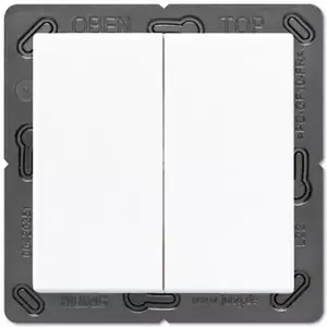 Wall transmitter Jung ENO A 595 WW White, EnOcean 4-channel wireless control