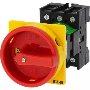 Поворотный выключатель Eaton P1-32/V/SVB, 3 полюса, 32А, красно-желтый