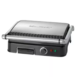 Kontaktgrils CLATRONIC KG 3487 galda, nerūsējošais tērauds, regulējams termostats, 220–240V