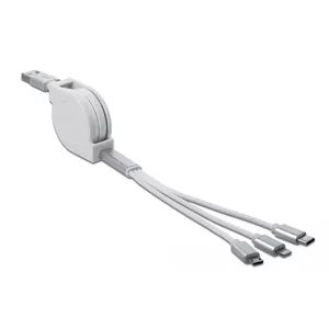 USB Cable DeLOCK 85850 0.98m USB 2.0 USB A USB C/Micro-USB B/Lightning