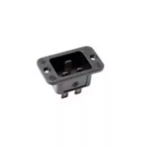 Electrical power plug C20 Bachmann 917.173, 250 V, 16 A, thermoplastic, black