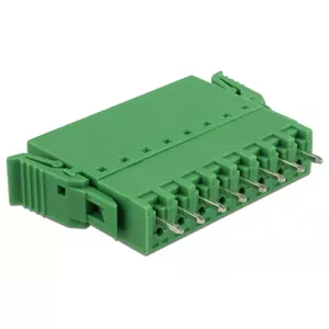Terminal block DeLOCK 65974 Green Width 31.1mm Depth 9.05mm Height 6.95mm