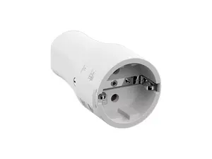 Power plug adapter Bachmann 960.203 — Type F socket, 250 V AC, 16 A, 88.5×46×49 mm