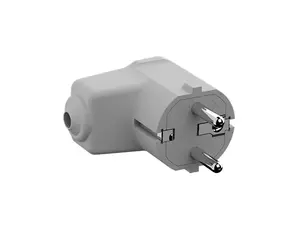 Power plug adapter Bachmann 960.302 — Type F, 250 V, 16 A, grey