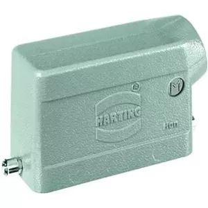 Connector housing Harting 19300161542 with side cable outlet