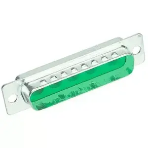 Wire Connector D-Sub 2 Harting 09 69 210 0033 Green Metallic
