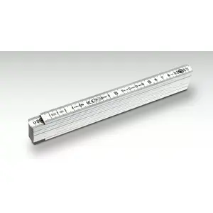 Folding ruler STABILA 01701 — plastic, metric scale, 2 m length, cm/mm