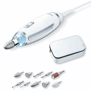 Manicure set Beurer MP 62 (model 57035) with 10 attachments and LED light