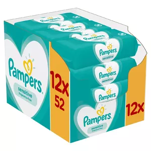 Pampers Sensitive Baby Wipes 12 Packs = 624 Wipes