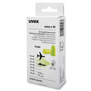 Reusable ear plug Uvex 2112133 Green 15 pc(s)