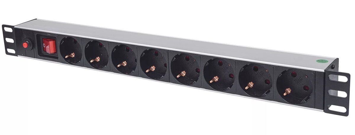 Rackmount barošanas sliedes INTELLINET 19" 1U