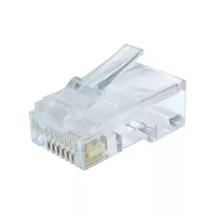 Gembird LC-8P8C-002/10 vadu savienotājs RJ-45 Caurspīdīgs