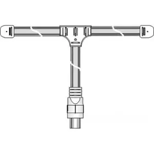 Dual Antenna e+p FM dipole television antenna