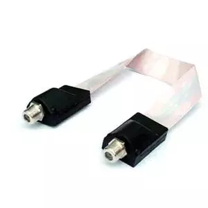 FD 3 Ribbon Cable e+p 0.2m Female/Female White 75 Ω