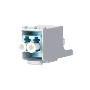 Fibre Optic Adapter LC METZ CONNECT 15091072-I Turquoise White