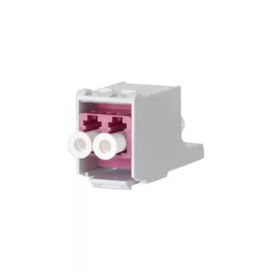 Keystone module METZ CONNECT 15091075-I Flat Violet White