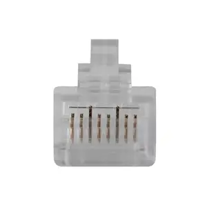 ACT RJ45 (8P/8C) CAT6 Модульный Коннектор для Круглого Кабеля