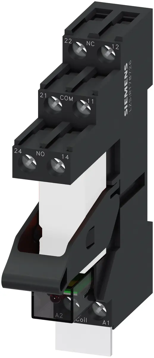 Siemens LZS:RT4B4L24 Kontaktrelejs kompakts bloks 24V