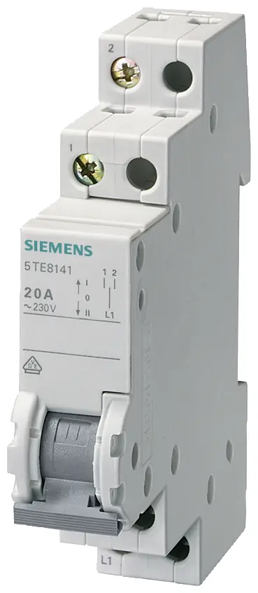 Siemens grupu slēdzis 5TE8142 20A 400V