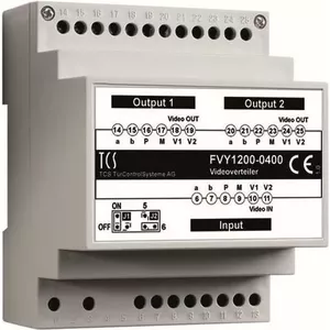 Video signal splitter TECHNISAT VT02-SG 2 outputs — passive 2-way video distribution