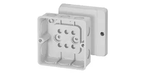 Hensel DE 9340 Electrical Junction Box, Polystyrene, Grey