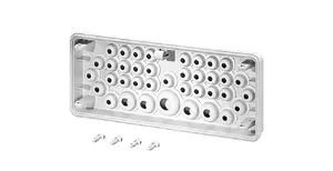 Электрическая распределительная коробка Hensel MIFP38 с мембранной пластиной IP65