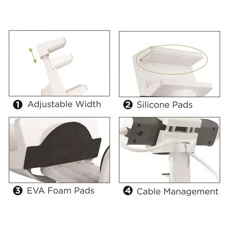 Jaudas pagarinātāja turētājs VALUE Clamp-On Power Strip Holder Photo 4