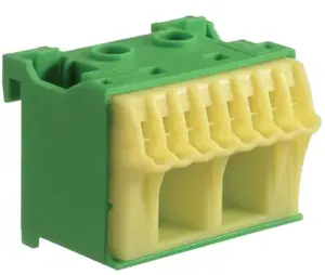 Terminal block Hager KN10E — Green/Yellow earthing terminal