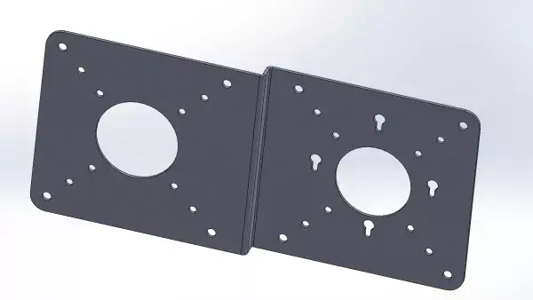 montāžas komplekts ALLNET VESA_MINIPC_PLATE Photo 2
