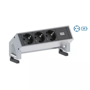 Удлинитель питания Bachmann Desk 2 1 AC выход Внутренний Нержавеющая сталь