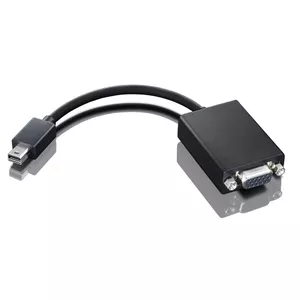 Lenovo 0A36536 video kabeļu aksesuārs VGA (D-Sub) Mini DisplayPort Melns