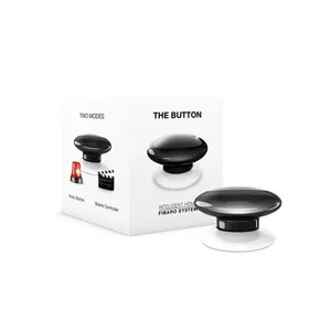 Fibaro The Button Black тревожная кнопка Беспроводной Тревога