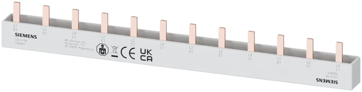 Siemens savienojuma kopne 5ST3738 10mm² 3-fāzu