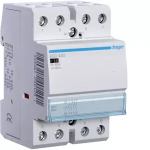 Модульный контактор Hager ESD440 40А 4НО 24В AC