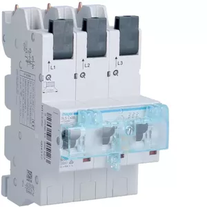 Электрический аксессуар для корпуса Hager HTS335C 3-полюсный 35A QuickConnect для сборной шины AC 230-400V