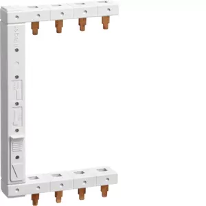 Hager KCF663L 4-polu vertikālā kopne sadales skapjiem, kreisā puse, 125 mm atstatums