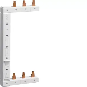 Hager KCL363L 3-Phase Vertical Busbar for 2-Row Enclosures, Left Side