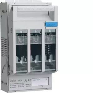Разъединитель предохранителя Hager LT050 3P 160A NH00 Photo 1