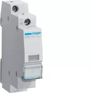 Hager SVN125 Modular Indicator Light 230V AC Transparent