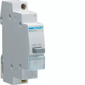Hager SVN311 Modular Push-Button 16A