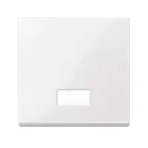 Light switch Merten 432825 — thermoplastic housing, white, single-piece