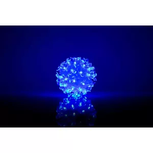 Decorative light ball NA Bumba with flowers iLike RS-208 50LED D-11cm Blue
