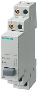 Siemens 5TE4800 Modular Pushbutton 20A 1NO 1NC Monostable