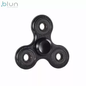 Blun Metal Ilgas griezes Anti-Stresa Fidget aksesuārs no Alumīnija Melns (Metāla kārbā)