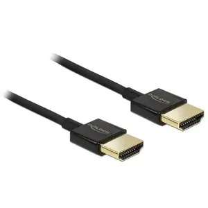 HDMI kabelis DeLOCK 84773 2m HDMI Type A Male uz Male melns