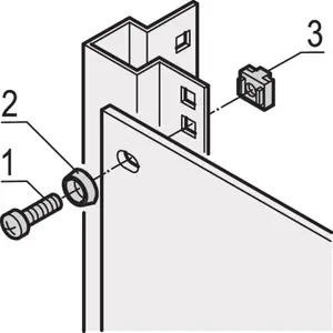 Cabinet accessories SCHROFF 21101810, pack of 100 pieces for electronic cabinets and racks